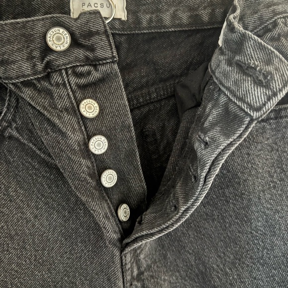 PacSun Black Distressed Dad Jeans - Picture 9 of 13